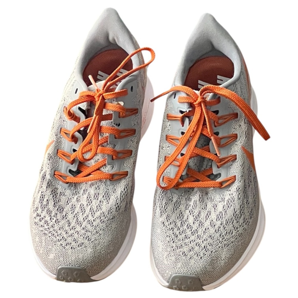 Nike Zoom Pegasus 36 Texas Longhorns Gray Orange Running Shoes Women 9 Athletic